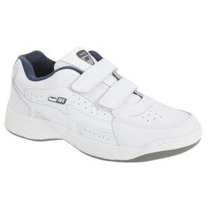 Dek Mens Arizona Touch Fastening Trainers/Sneakers / White